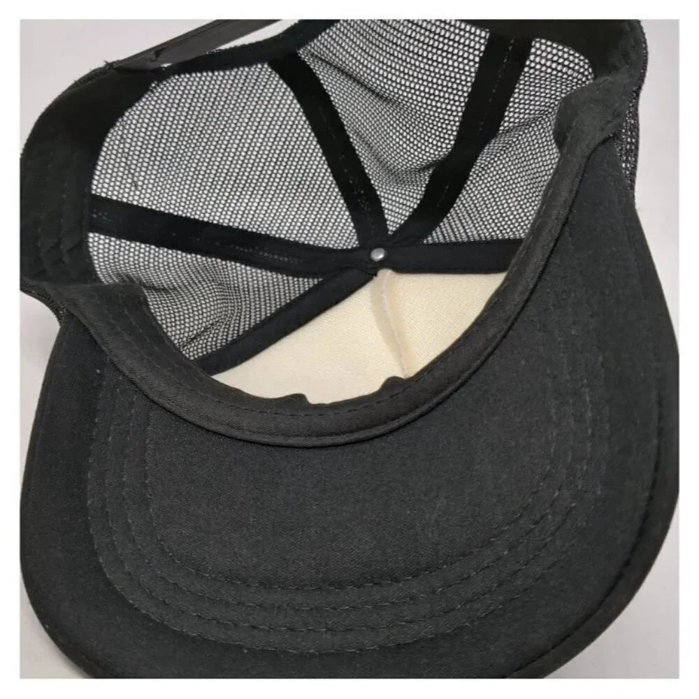 Classy Until Kickoff Adjustable Snapback Trucker Hat Black One Size Mesh BackNew